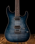 Suhr Standard Custom Flame Maple/Mahogany - Trans Whale Blue Burst