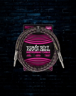 Ernie Ball 10' Braided Straight Instrument Cable - Purple Python