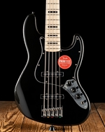 Squier Affinity Series Active Jazz Bass V - Black Metallic