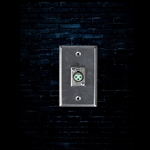 Rapco SP-1DFS - XLR Wall Plate with 1 Switchcraft D3F