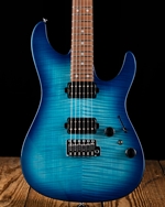 Ibanez AZ24S1F AZ Standard - Transparent Turquoise Burst