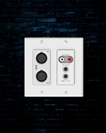 QSC unD6IO Multi-IO Dante Network Audio Wallplate (Open Box)