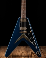 Gibson Wild Wood Spec '59 Flying V - Candy Apple Blue *USED*