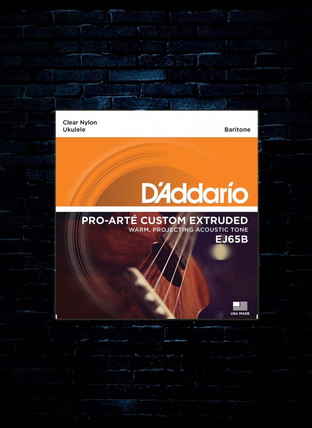 D Addario Pro Arte Acoustic Guitar Strings - D Addario Ej65b Pro Arte Custom Extruded Ukulele Strings Baritone 28 35