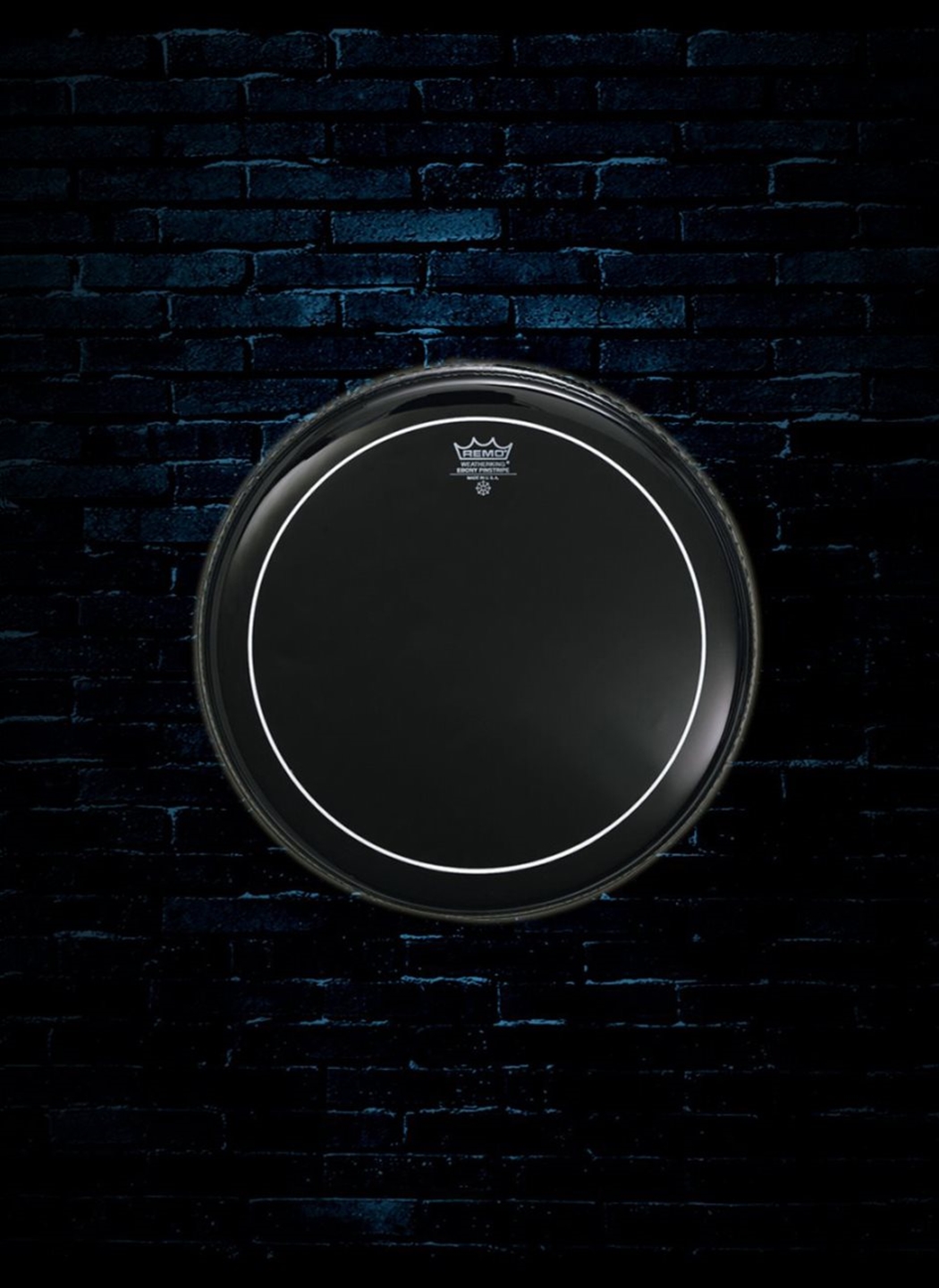 Remo ES 1624 PS 24 Pinstripe Ebony Bass Drumhead
