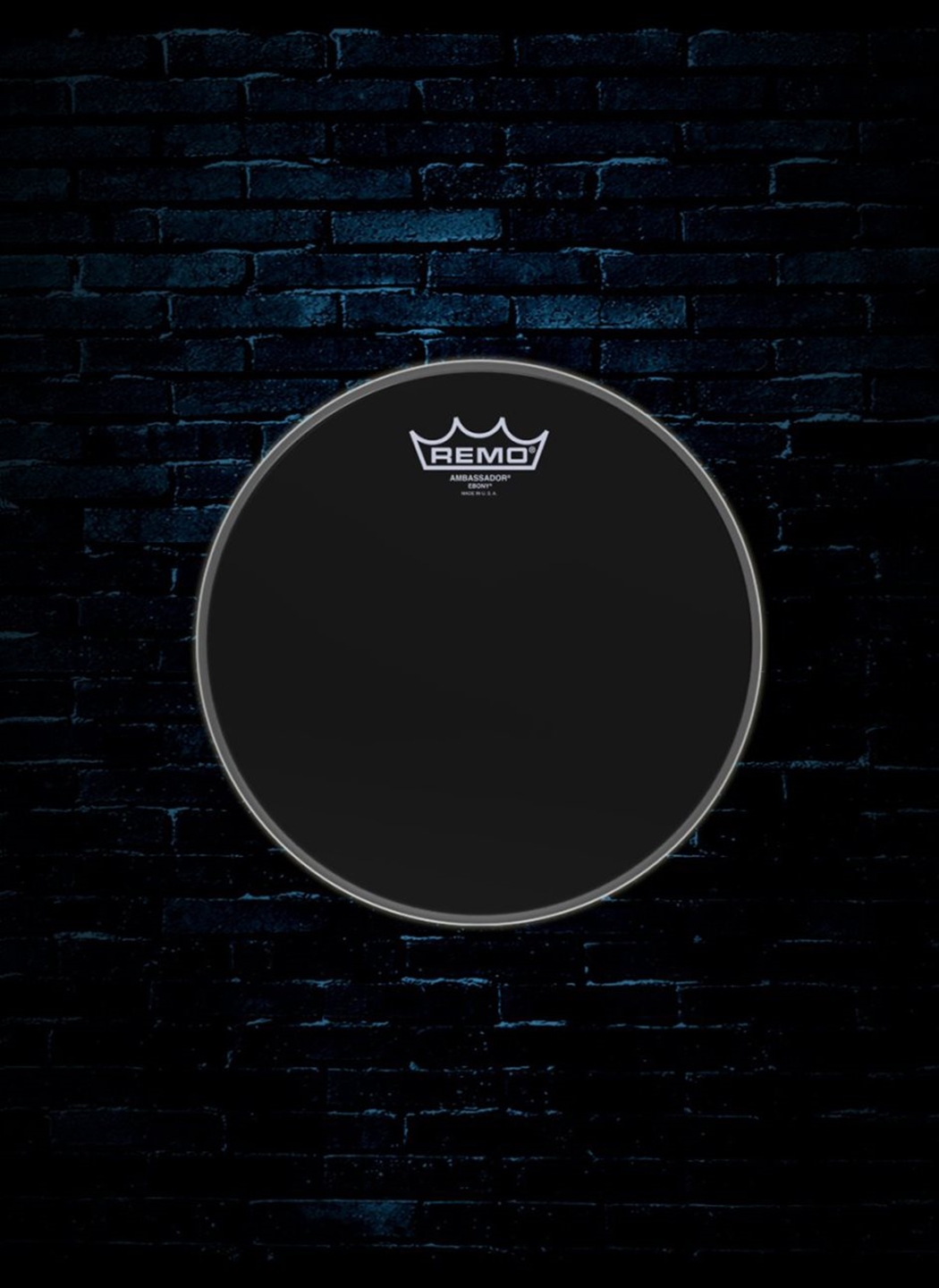 Remo ambassador black suede discount