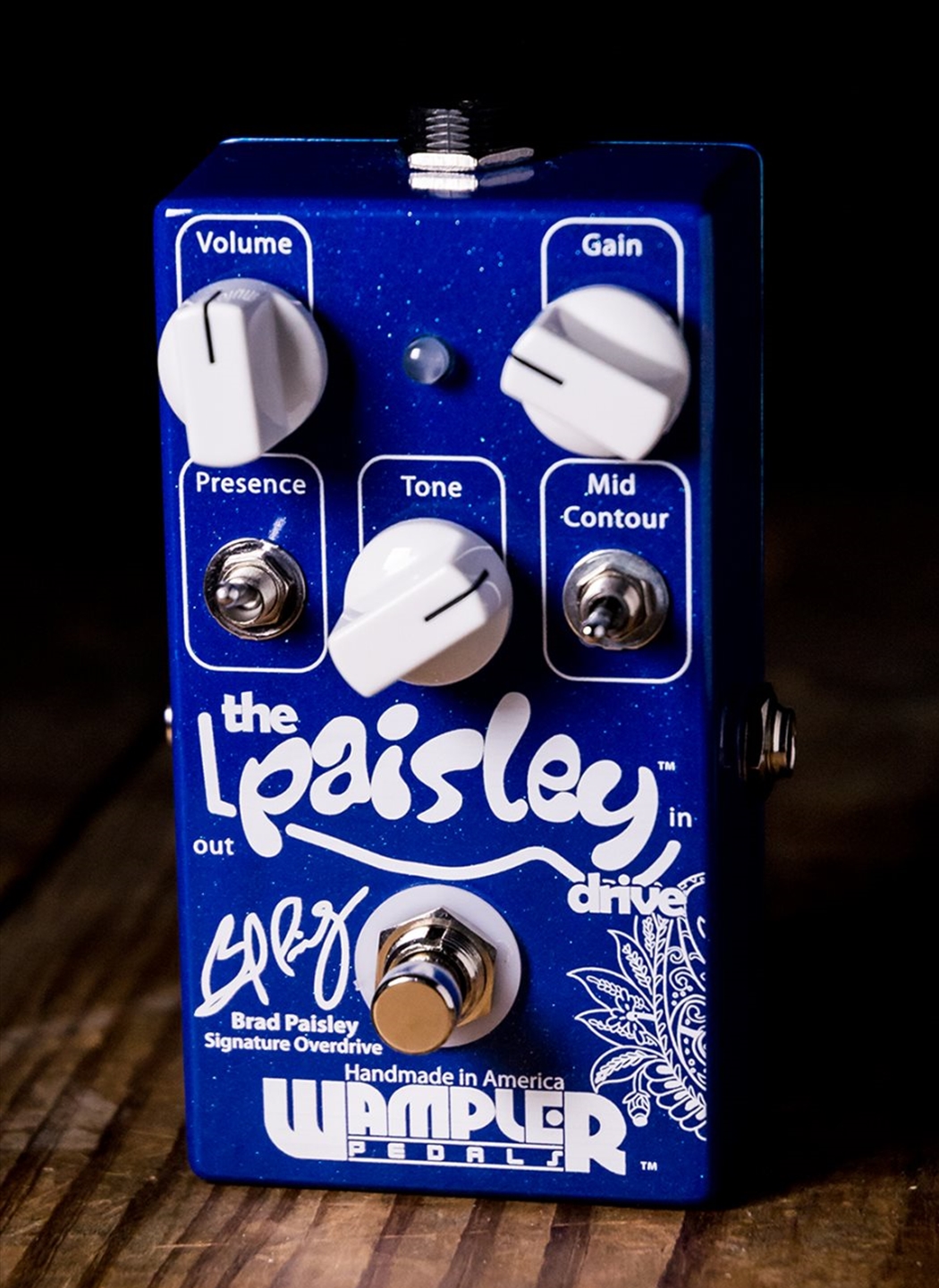 Drive　Overdrive　Brad　Paisley　Signature　Pedal　Wampler　Paisley