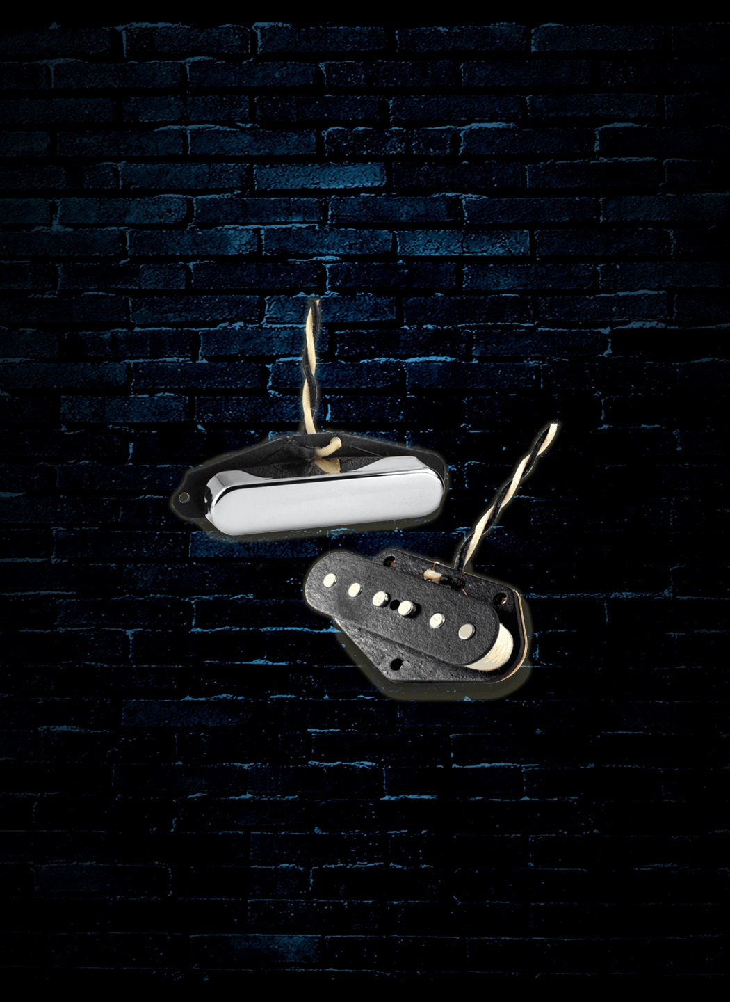 Lindy Fralin Blues Special Telecaster Pickup Set - Polished Nickel