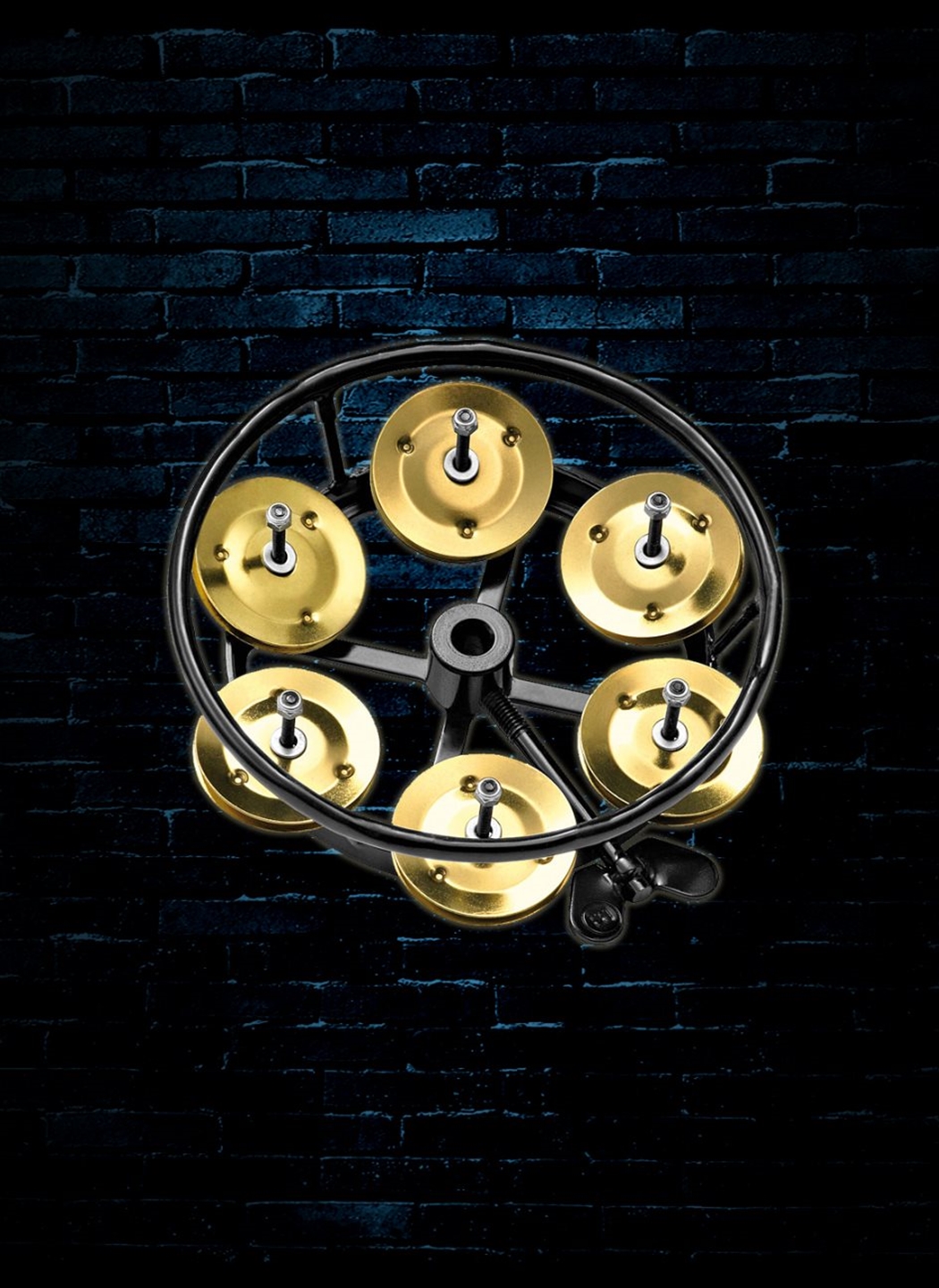 Meinl THH1B-BK Pro Series Hihat Tambourine New product Solid Brass 1 Row Meinl THH1B-BK Pro Series Hihat Tambourine New product Solid Brass 1 Row