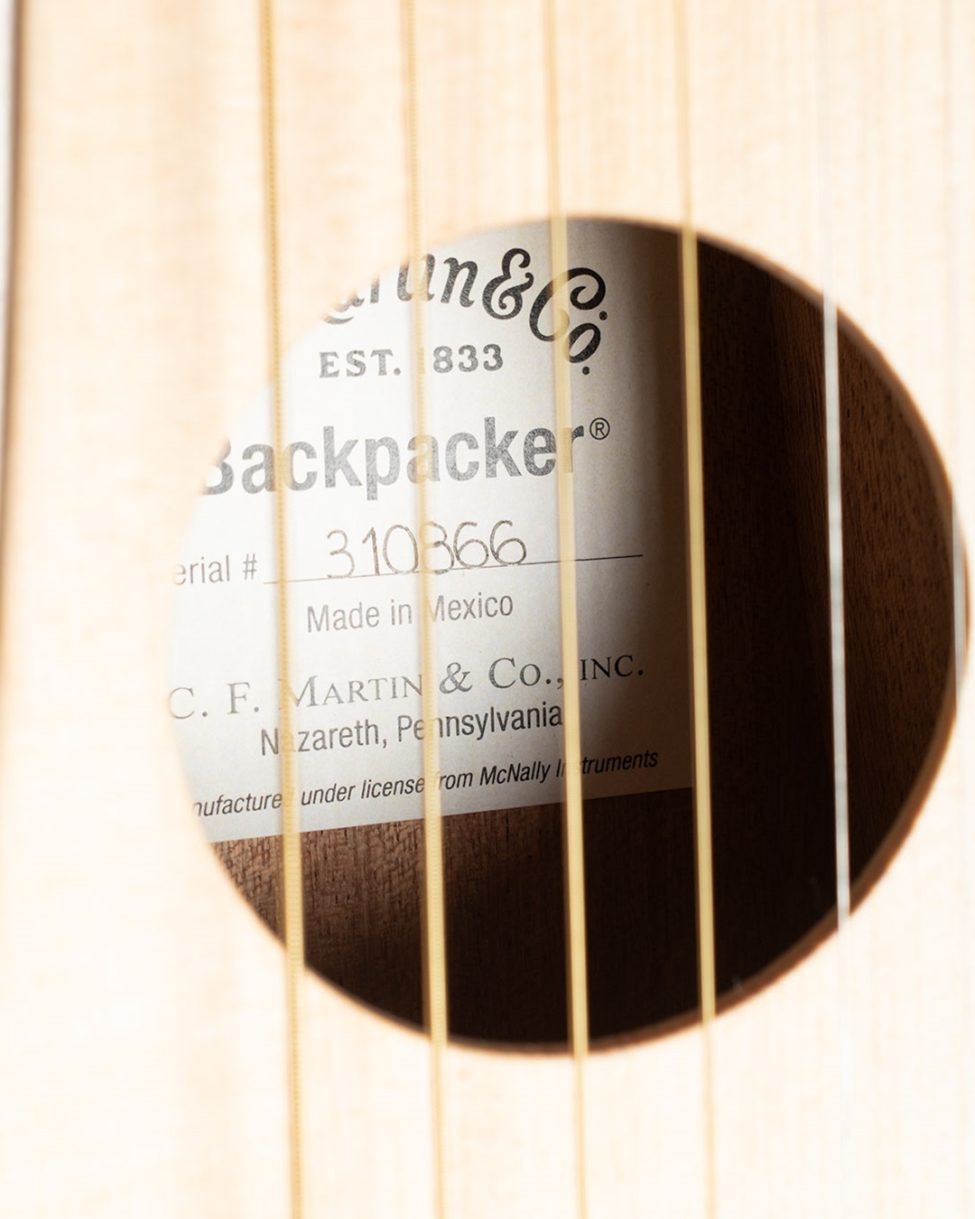 Martin Steel-String Backpacker Acoustic Guitar | Music & Arts