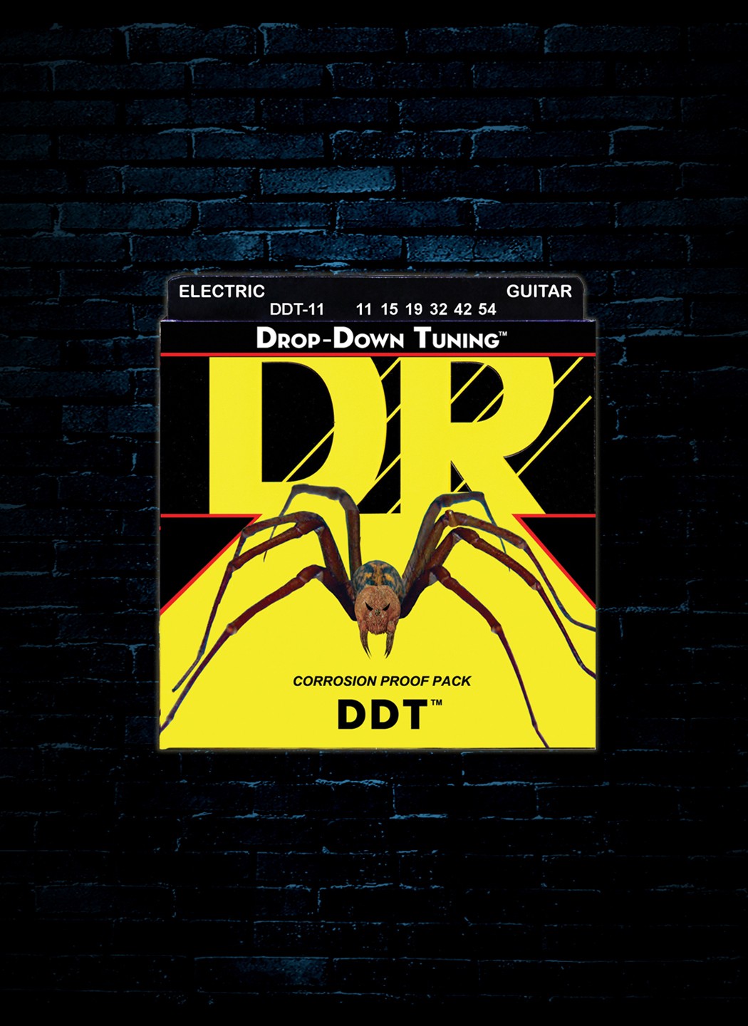 DR Strings DDT-11 Drop Down Tuning Extra Heavy Electric Guitar Strings 11-54