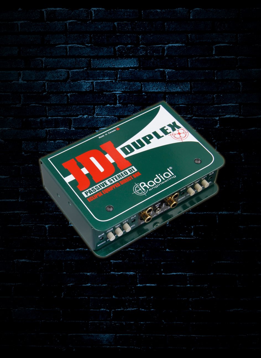 Radial JDI Passive Duplex Stereo Direct Box