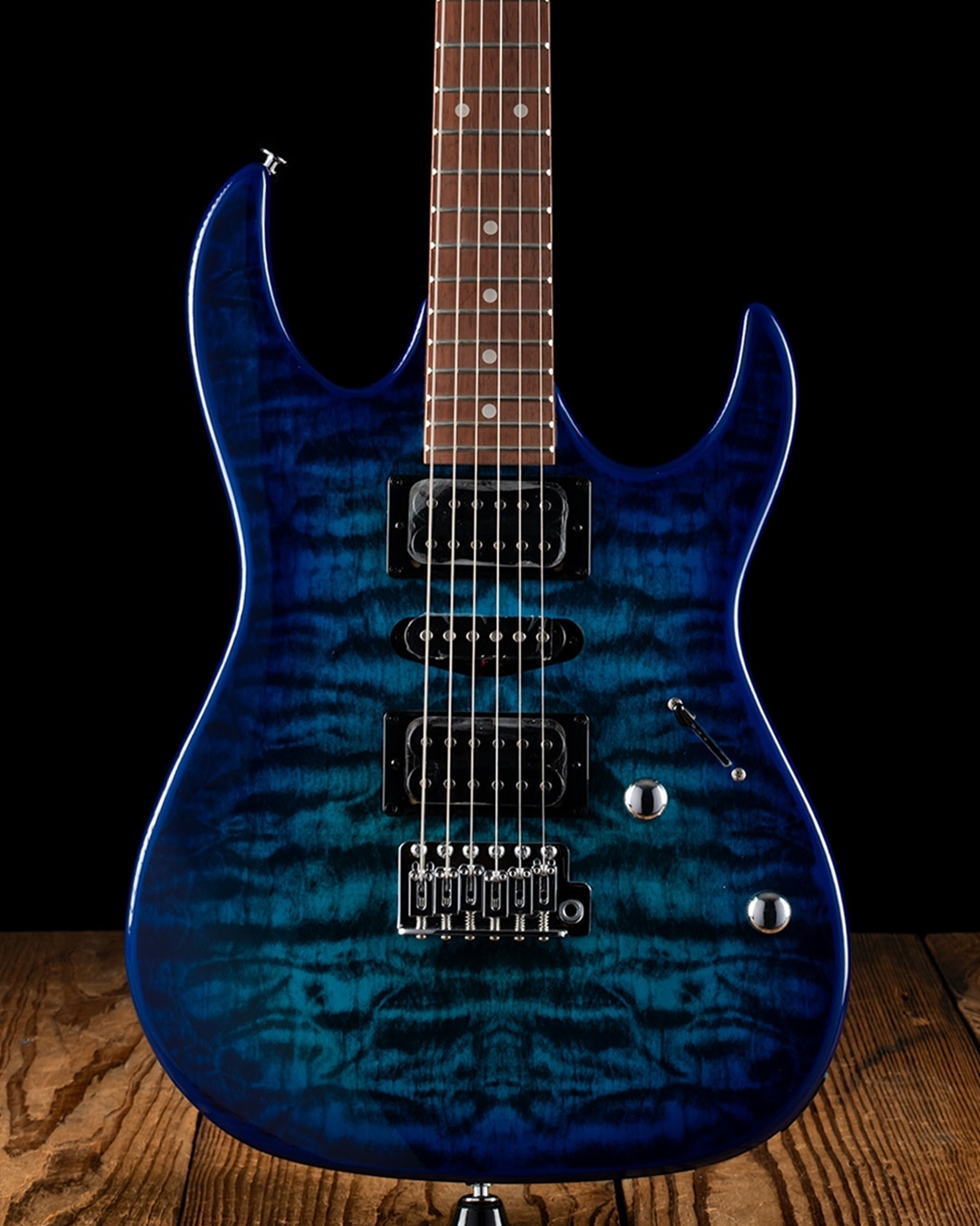 Ibanez GRX70QA RG Gio - Transparent Blue Burst