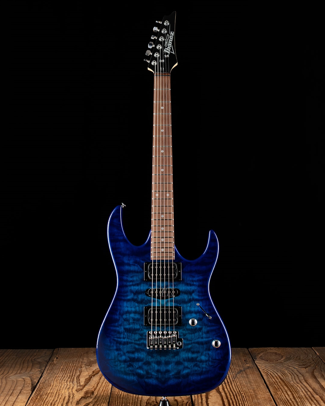 Ibanez GRX70QA RG Gio - Transparent Blue Burst