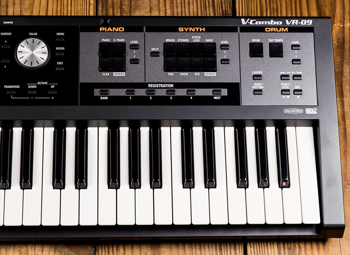 Roland V-Combo VR-09 - 61-Key Live Performance Keyboard