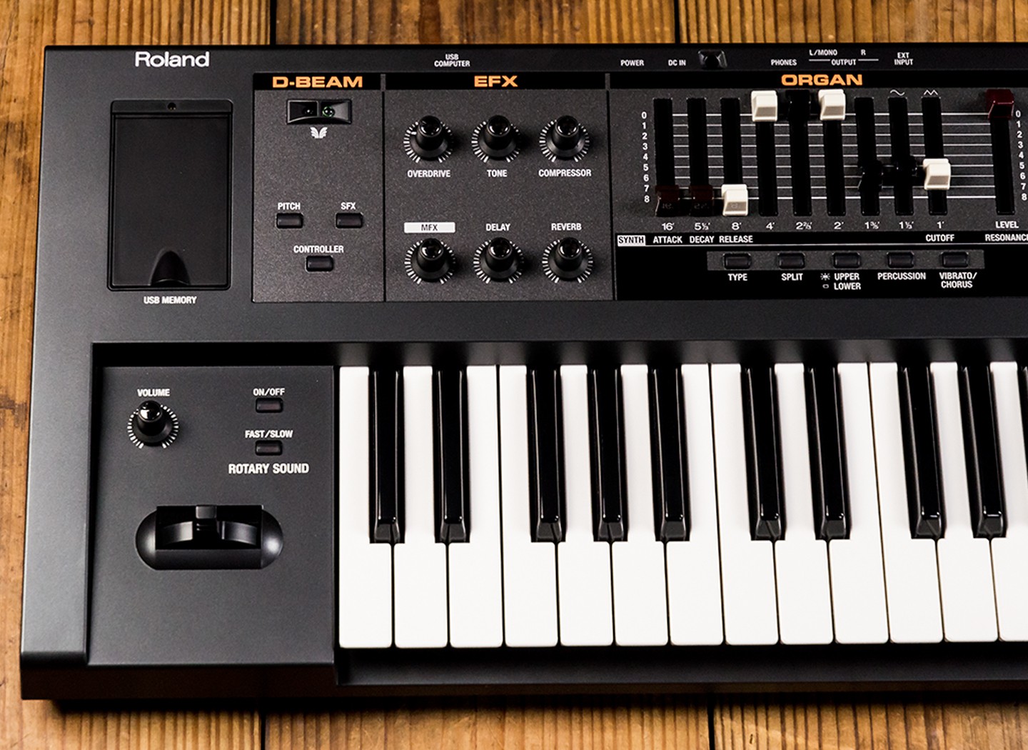 Roland V-Combo VR-09 - 61-Key Live Performance Keyboard