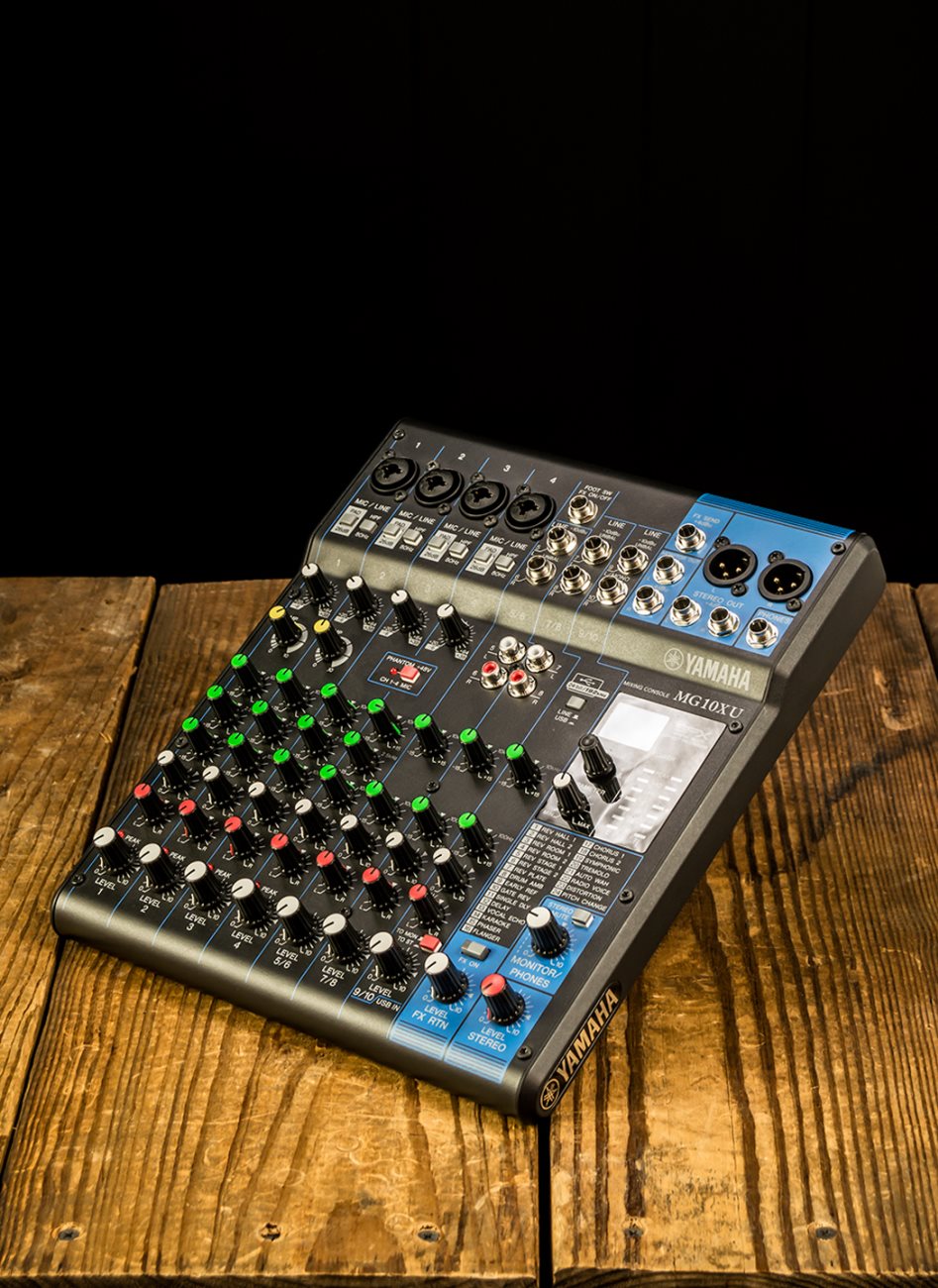 YAMAHA ( ヤマハ ) / MG10XU MG10XU 10-Channel Mixer with USB and Effects - Yamaha USA