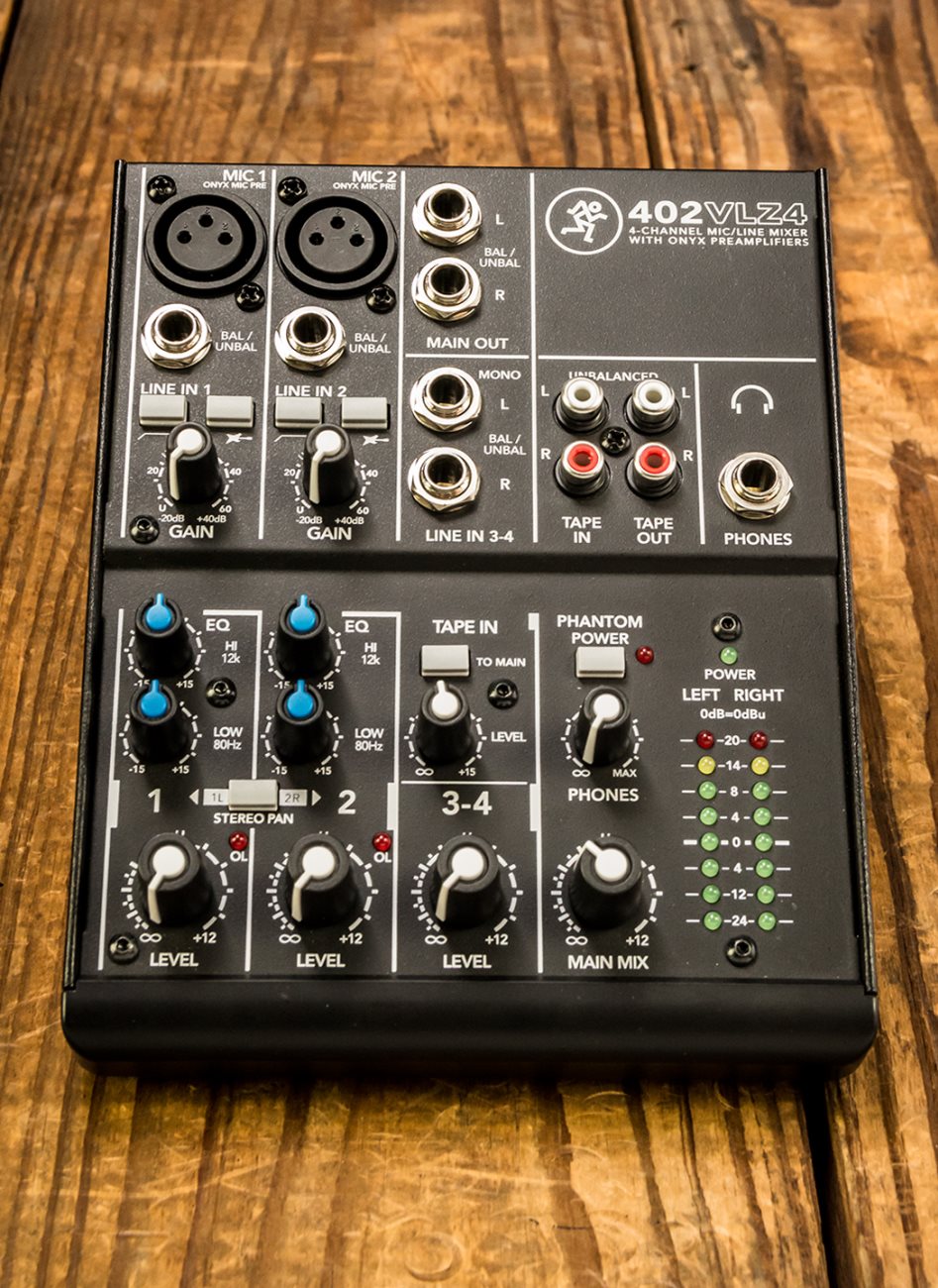 Mackie 402VLZ4 4-Channel Ultra-Compact Mixer