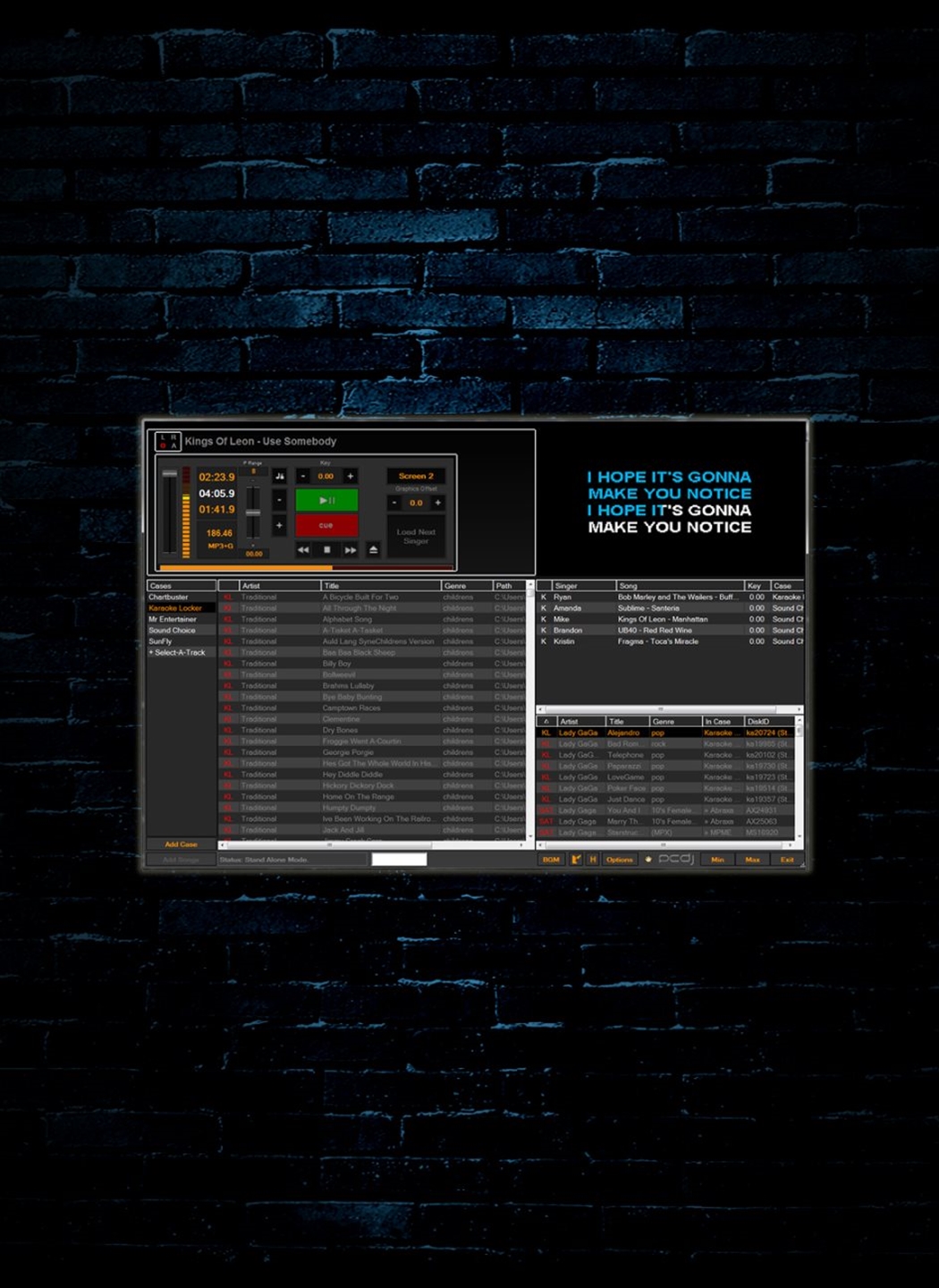 PCDJ Karaoki Professional Karaoke Software (Download)