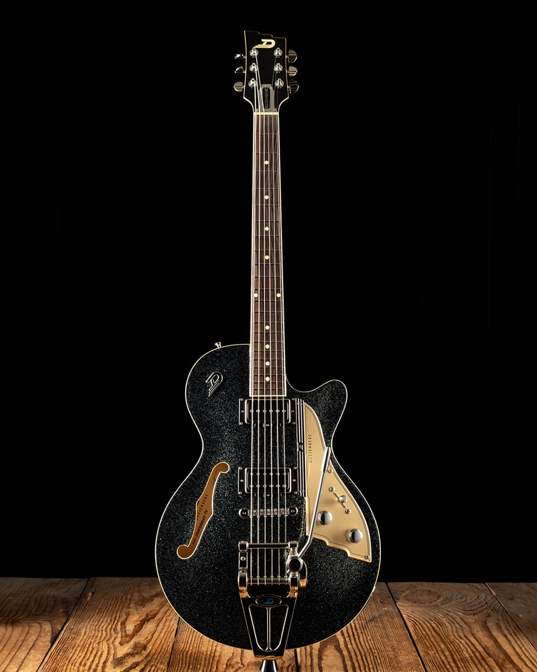 送料込 Dusenberg Starplayer LP Black Duesenberg Starplayer TV+ Semi-hollowbody Electric Guitar