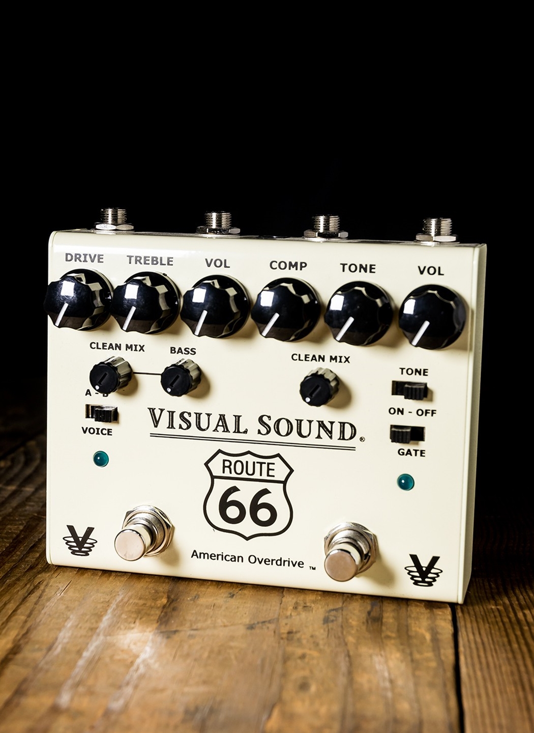 Truetone V3 Route 66 Overdrive and Compression Pedal
