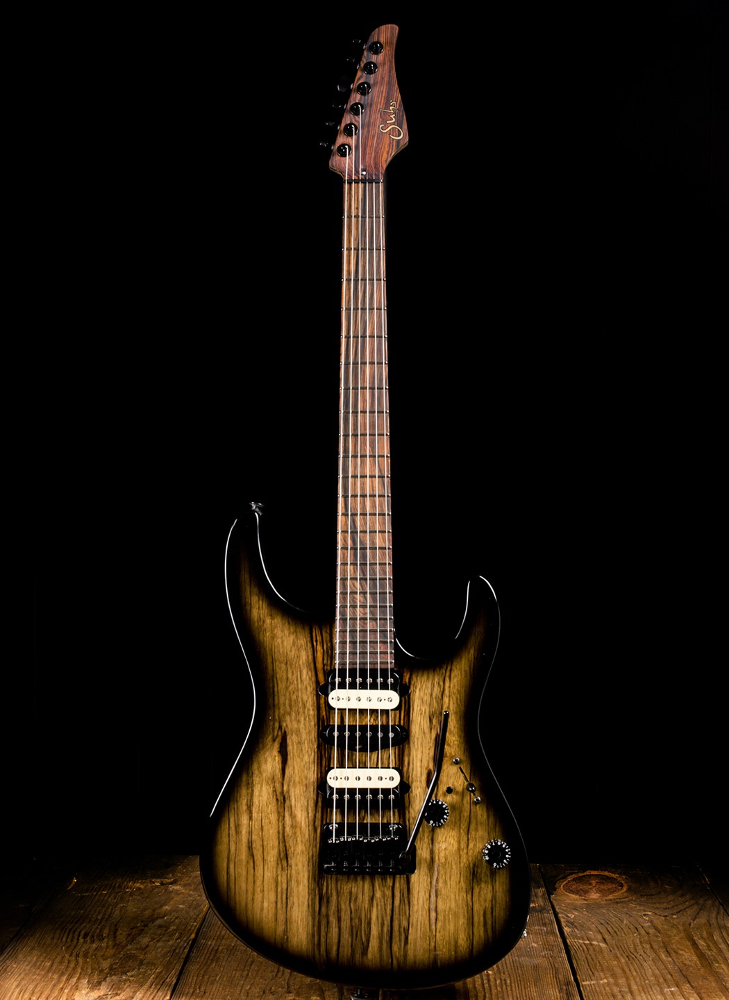 Suhr Modern Custom Black Limba/Cocobolo - Black Burst