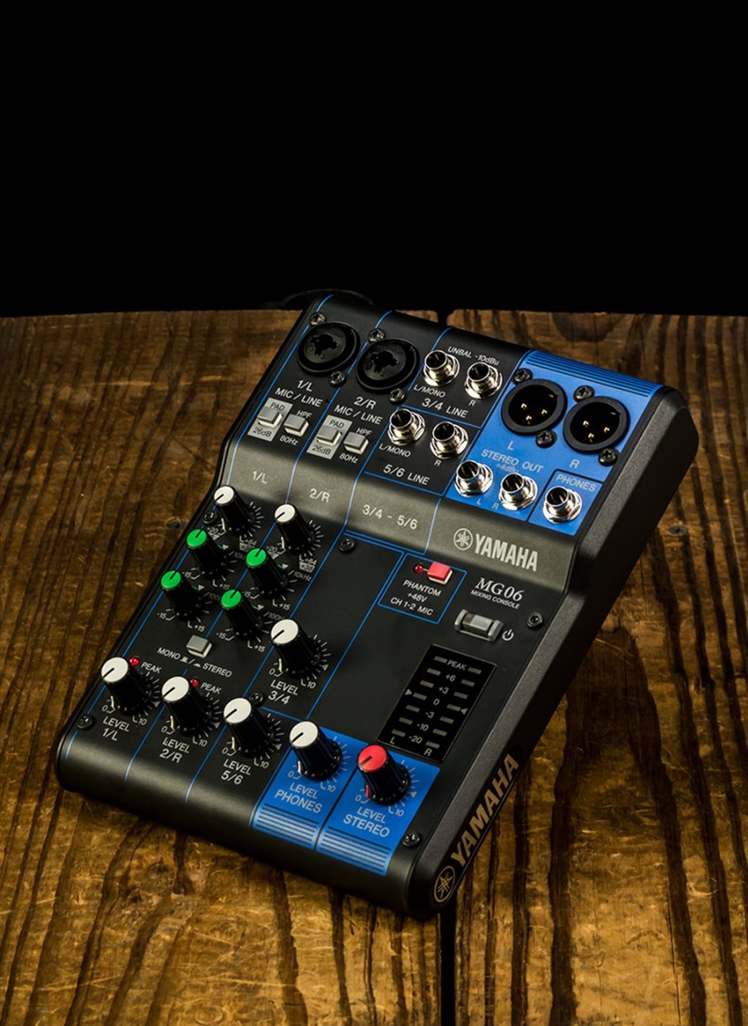 YAMAHA MG06 ミキサー 6チャンネル MG06 6-Channel Analog Mixer - Yamaha USA