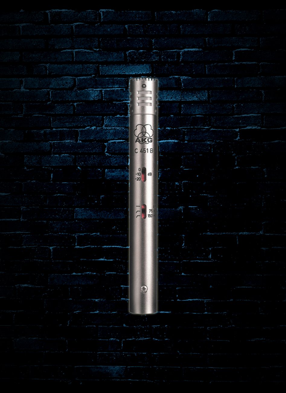 AKG C451 B Small-diaphragm Condenser Microphone Bundle with Stand