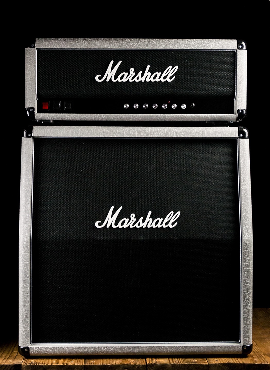 Marshall 2555x Silver Jubilee Head And 2551av 4x12 Cabinet