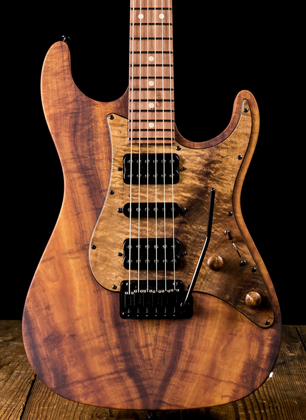 Suhr Standard Custom Curly Koa - Natural Satin