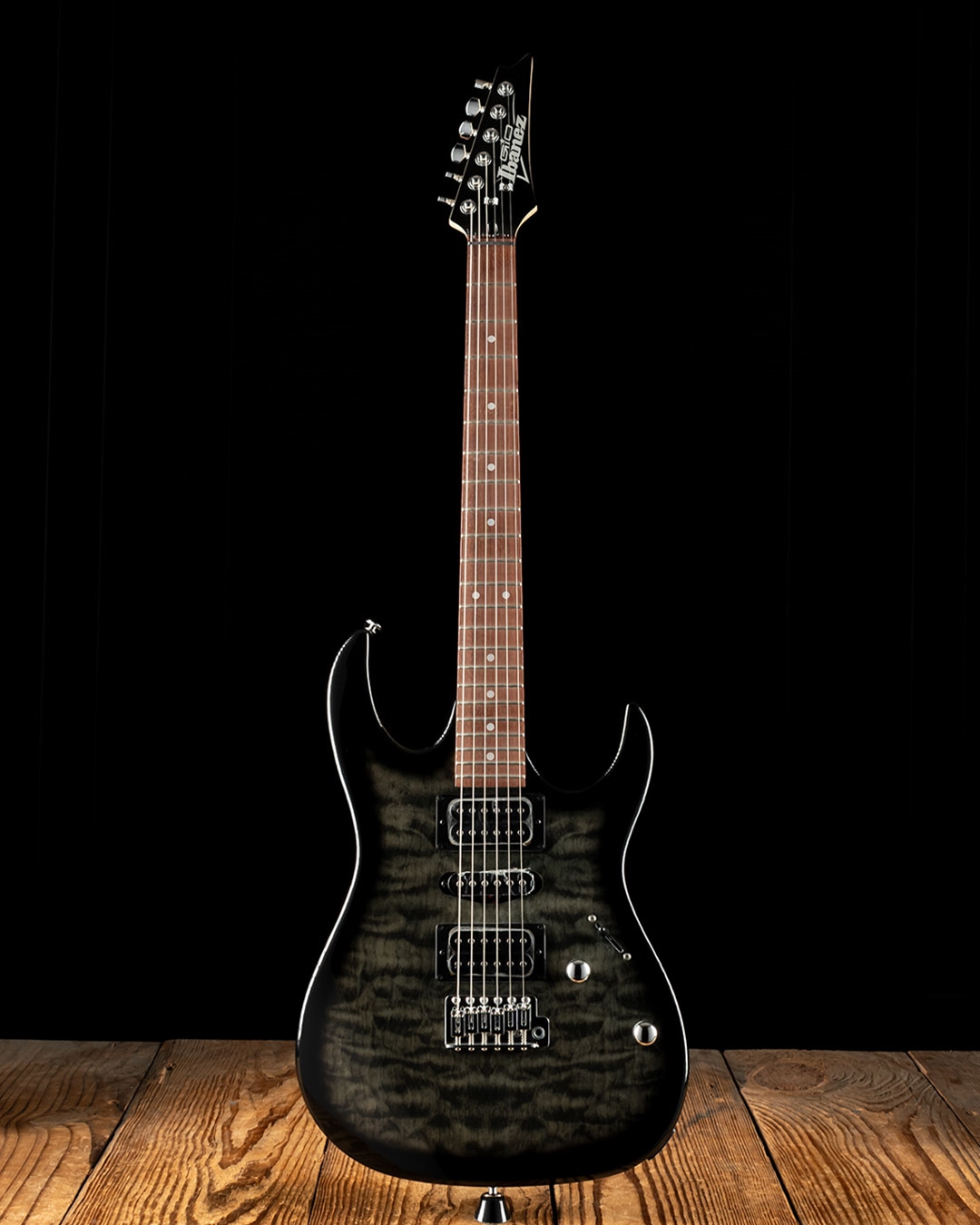 Ibanez RG Gio GRX70QA - Transparent Black Sunburst