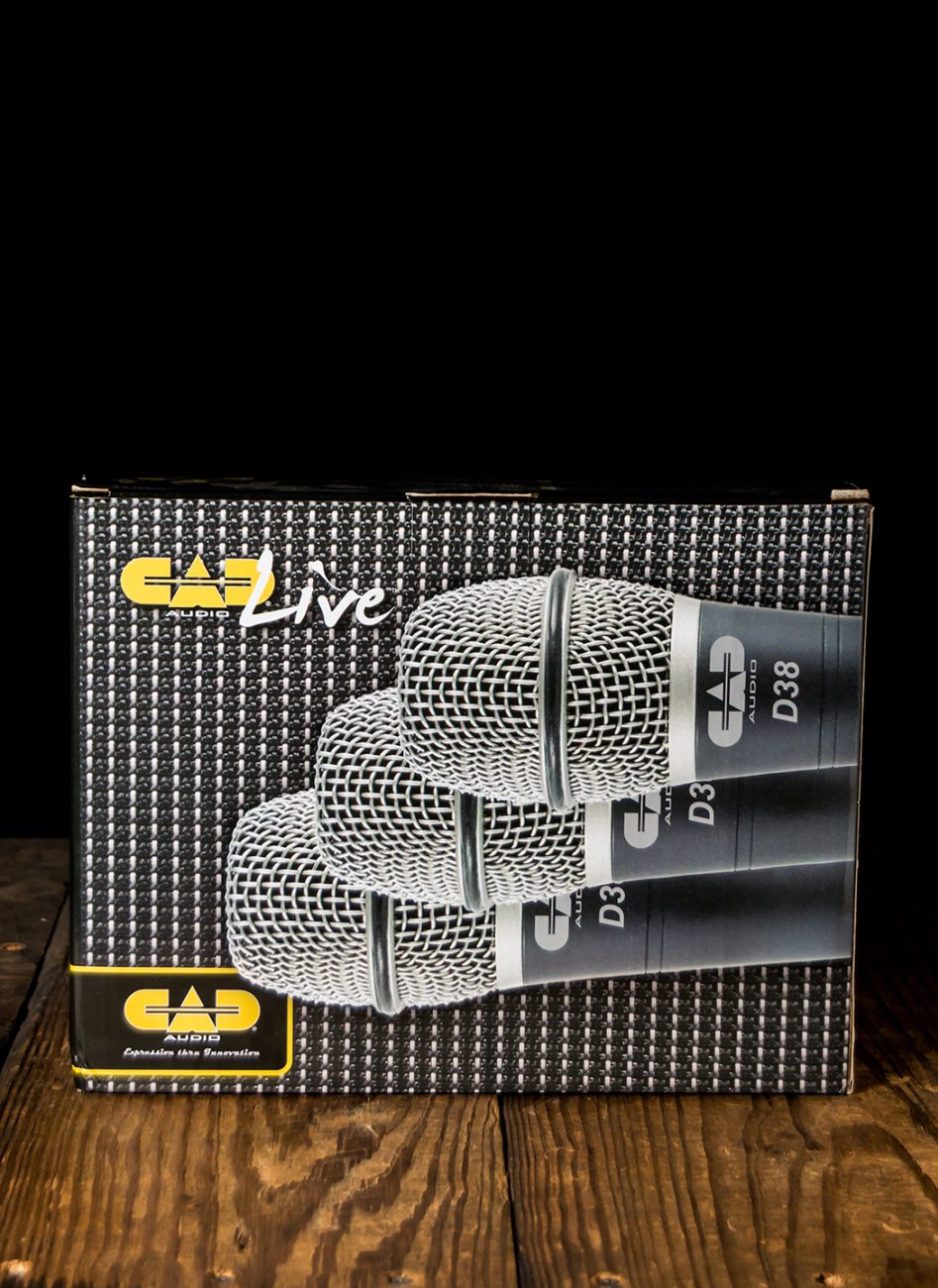 CAD Audio D38X3 - D38 Supercardioid Dynamic Instrument Microphone