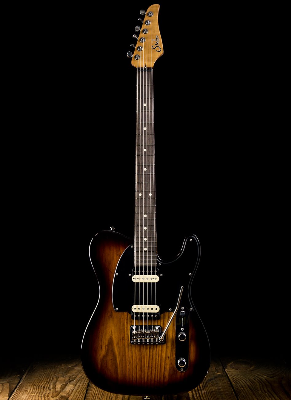 Suhr Classic T Roasted Swamp Ash/Maple - Dark Brown Burst