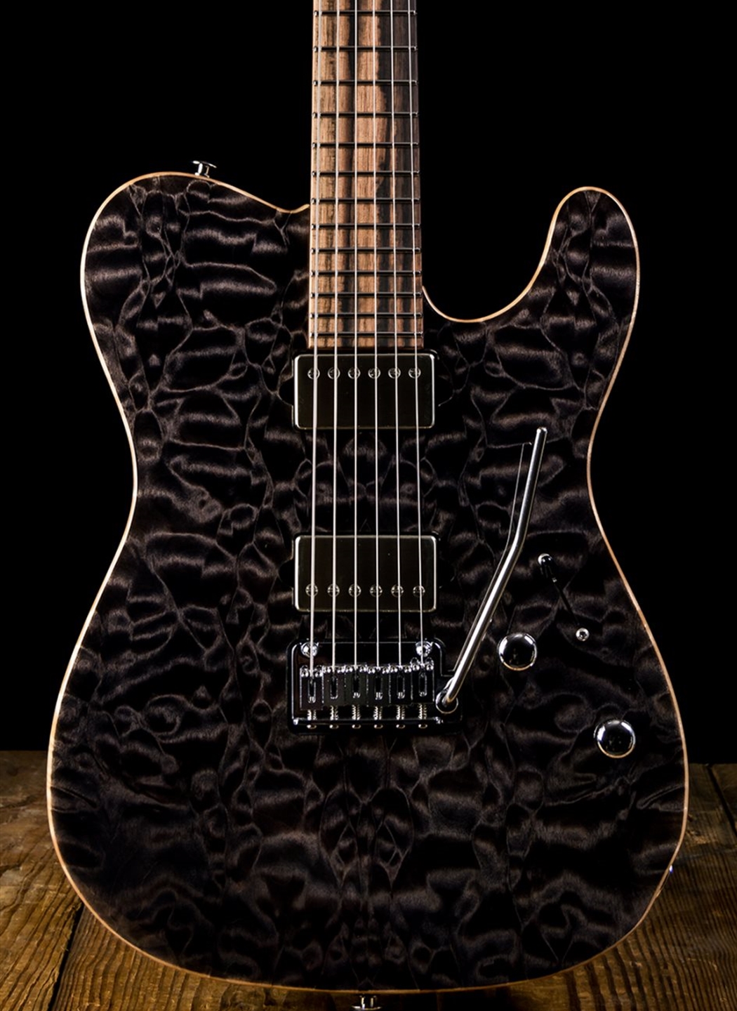 Looking for advice on a black tele with a stunning wood top