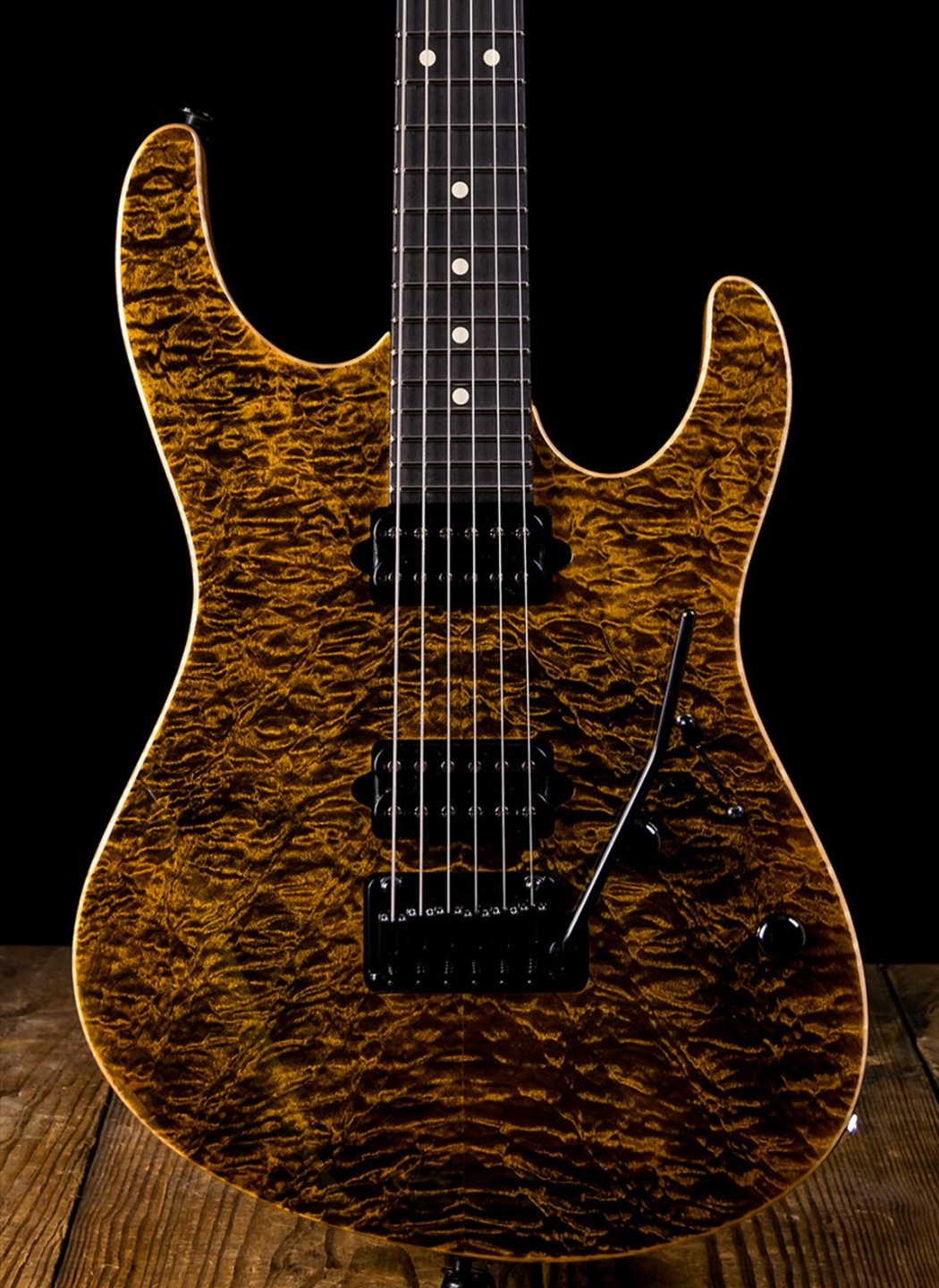 ギター Suhr Standard-Chambered Bengal Quilt Suhr Custom Modern Bengal w/CME-Selected Quilt Maple Top