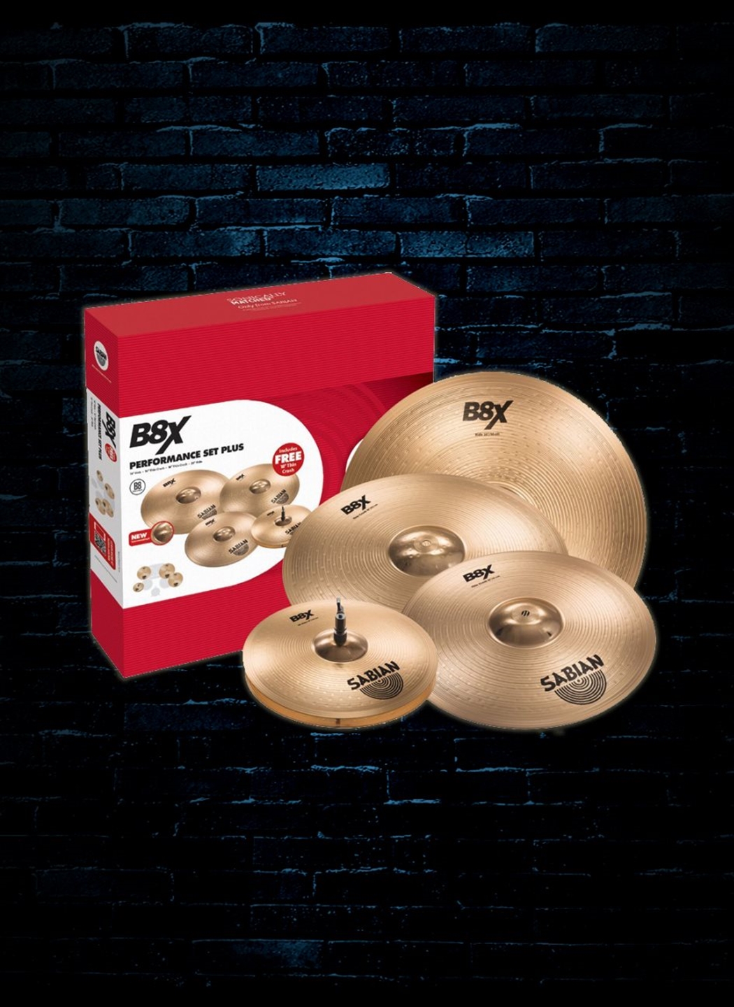 Sabian 45003XG B8X Performance Series Cymbal Set