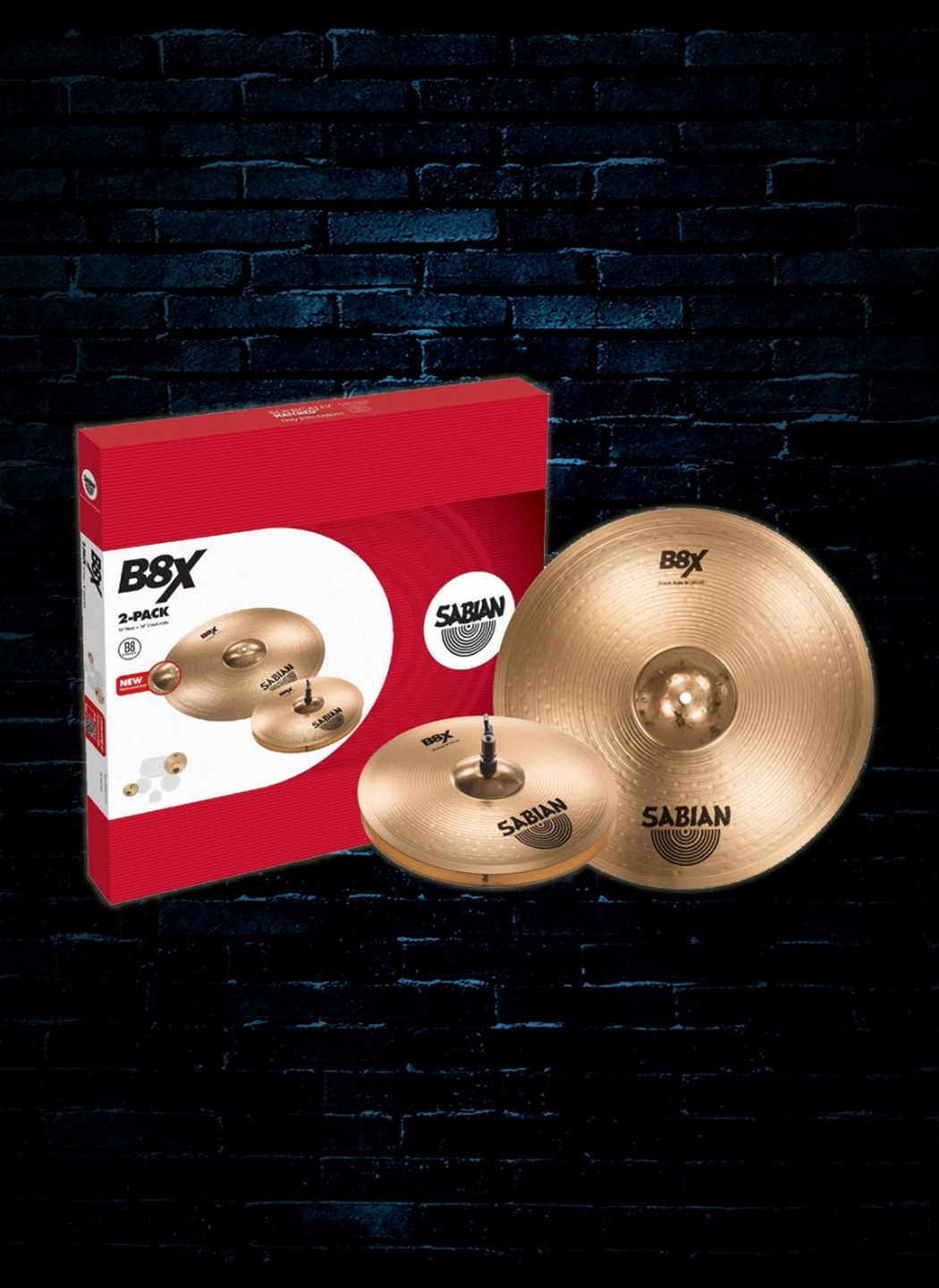 Sabian 45002X B8X Series Cymbal 2 Pack
