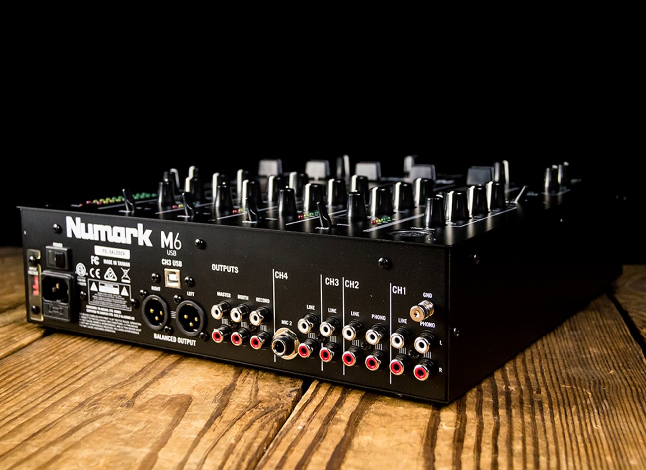 Numark M6 USB - 4-Channel USB DJ Mixer