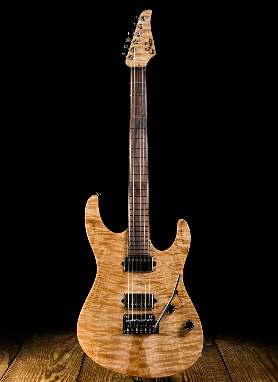 Suhr Modern Custom Quilt Maple/Mahogany - Natural