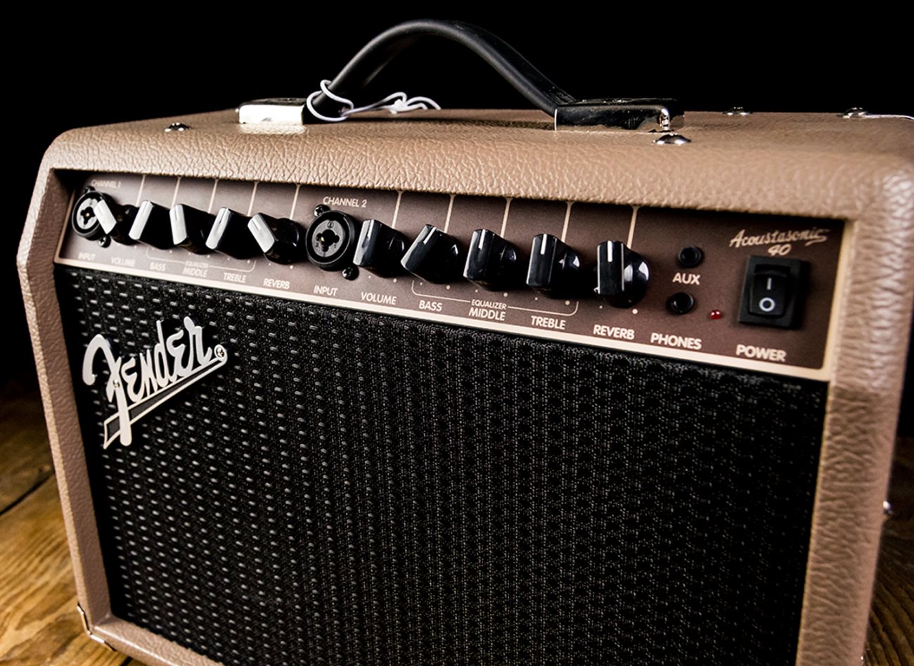 Amplificatore Fender Acoustasonic 40W - Combo Per Chitarra Acustica E Microfono Con Riverbero - Foto 7