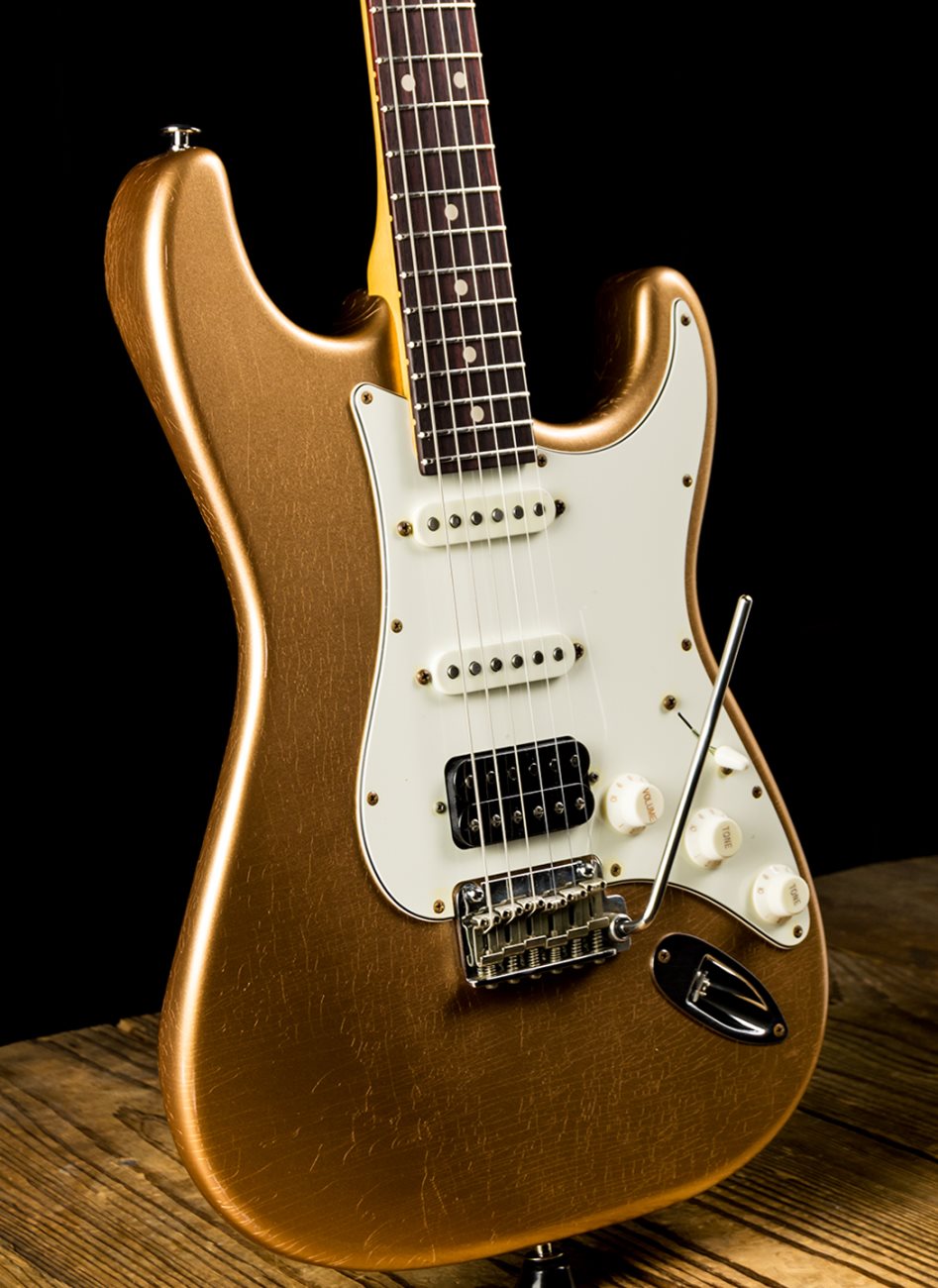 ギター Suhr Classic Antique Firemist Gold Suhr Classic Antique HSS - Firemist Gold Metallic