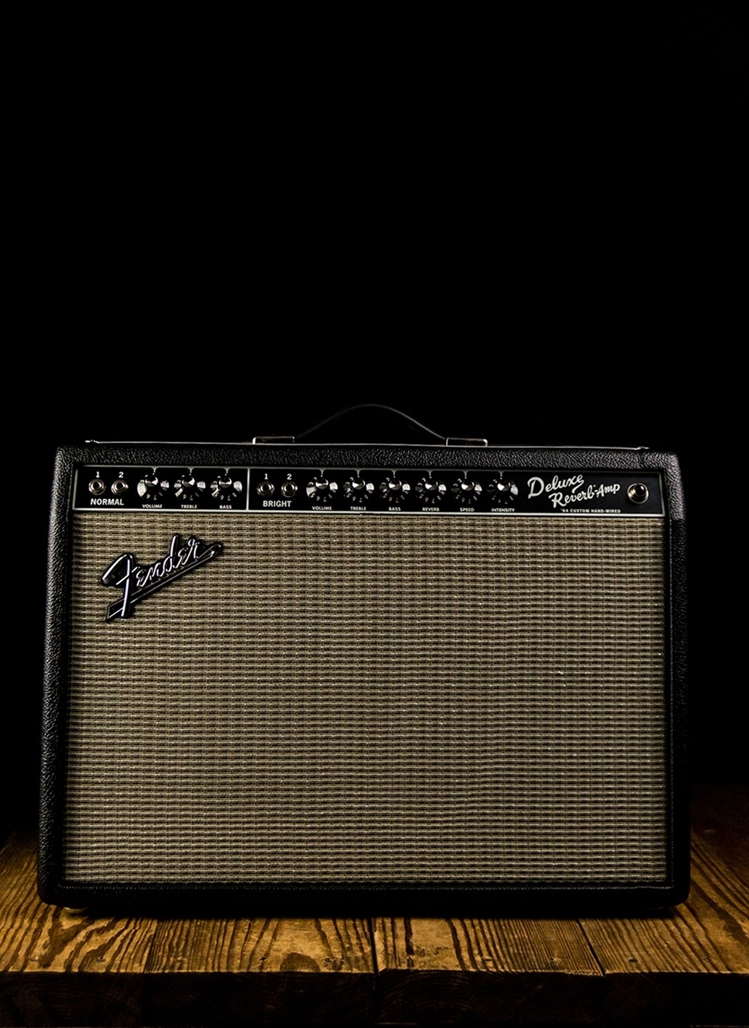 65 Deluxe Reverb - Black Ampli guitare électrique combo Fender