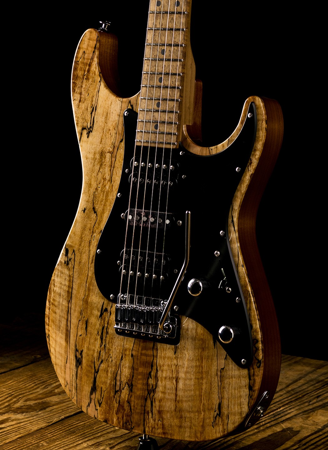 ギター Suhr Standard Plus Roasted Maple Suhr Standard Plus Guitar, Trans Blue Denim Slate, Roasted