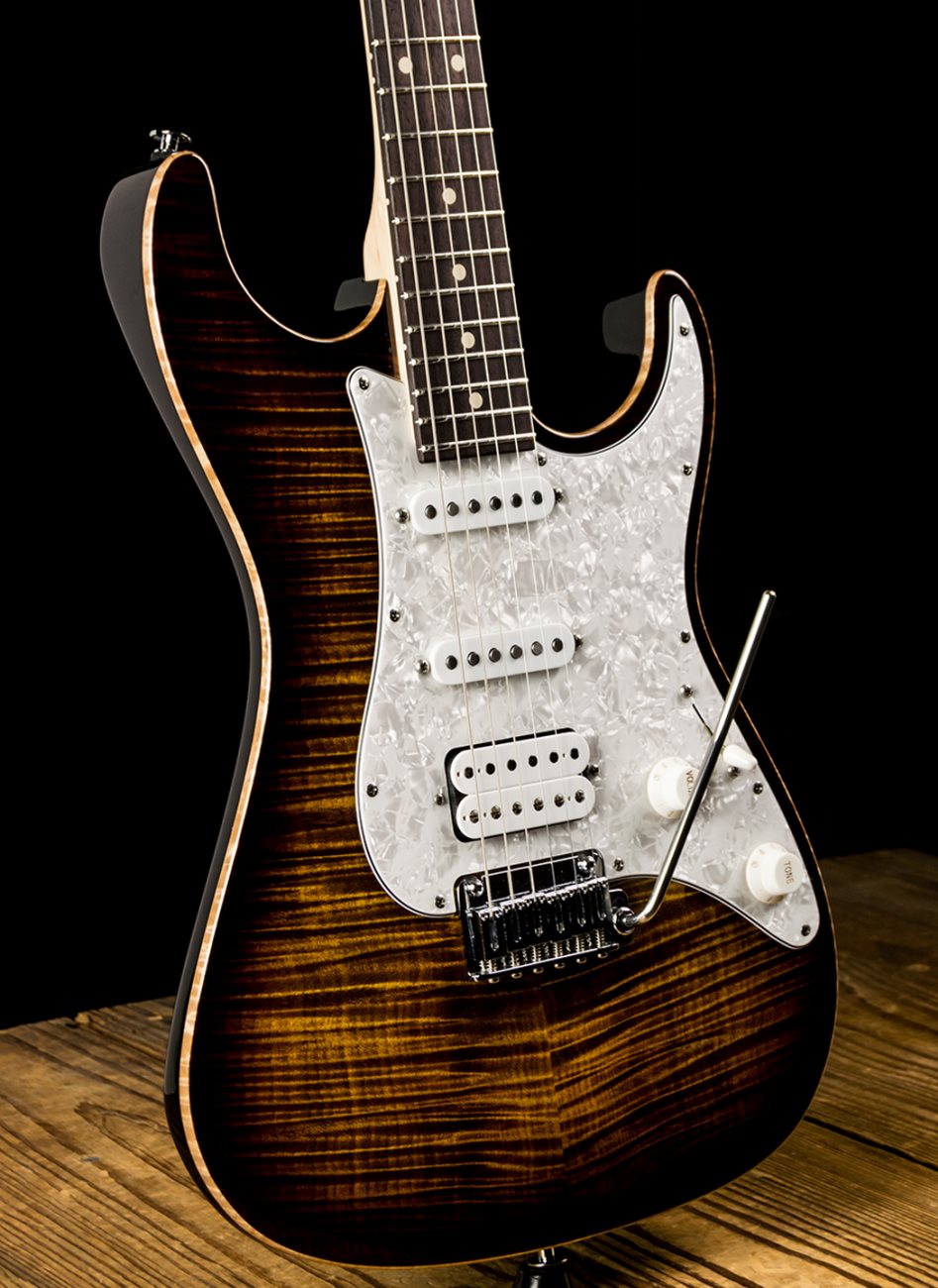 ギター Suhr Standard Bengal Burst Suhr Standard Plus Electric Guitar - Bengal Burst with
