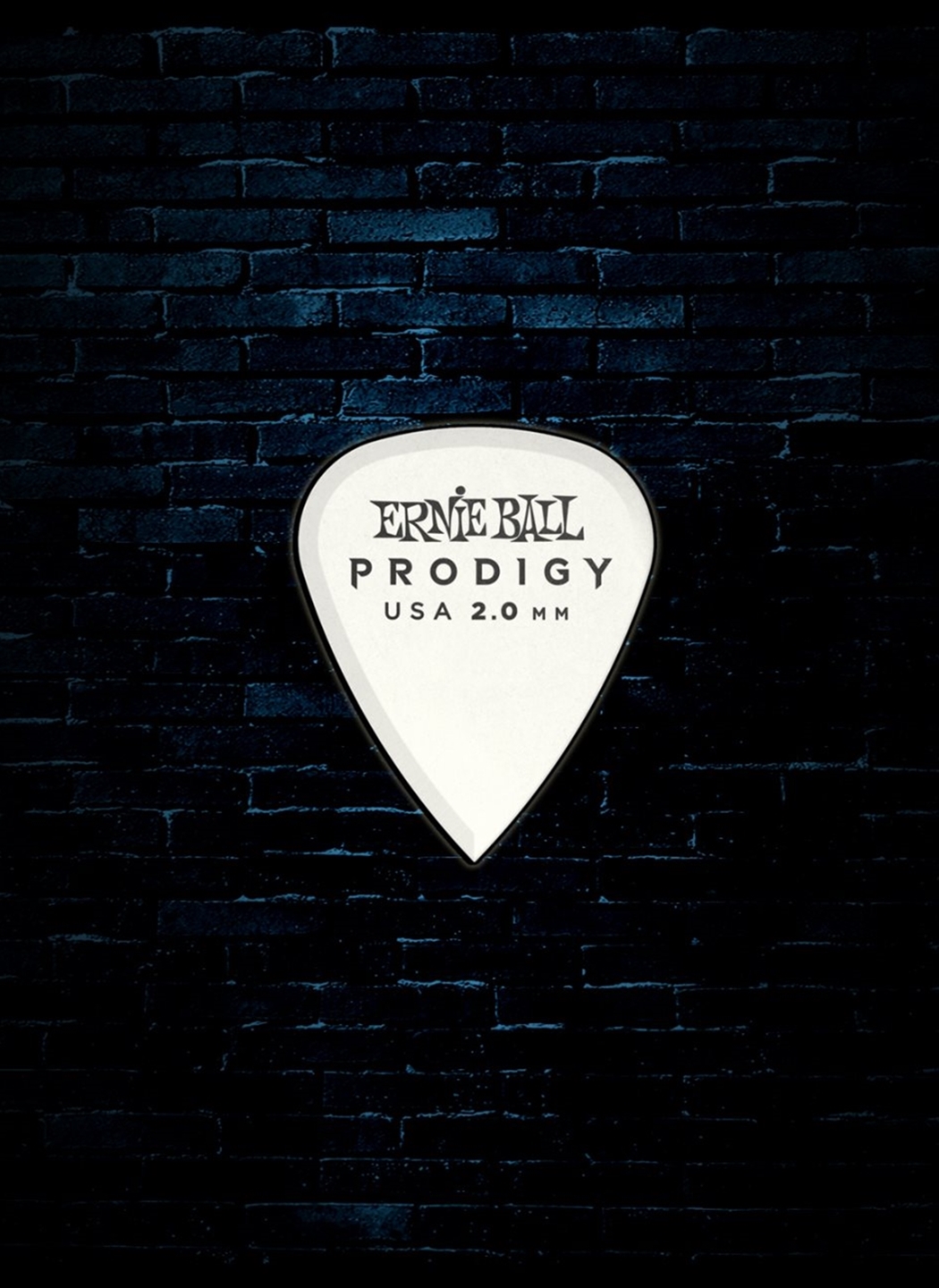 Ernie Ball 2.0mm Standard Prodigy Picks 6 Pack White