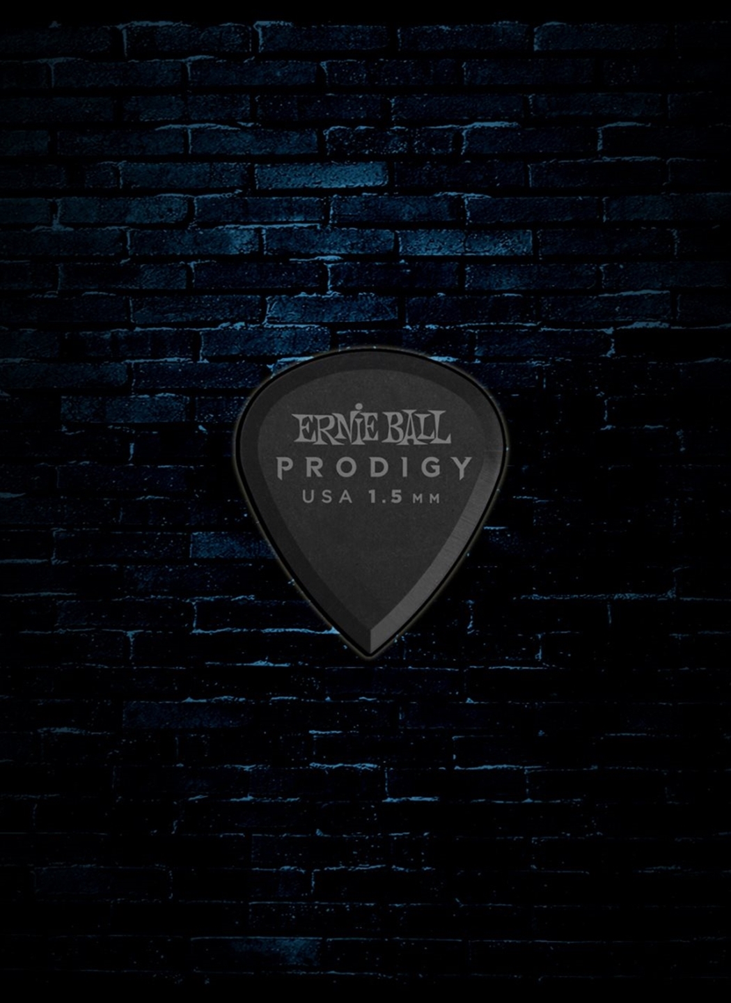 Ernie Ball 1.5mm Mini Prodigy Picks 6 Pack Black