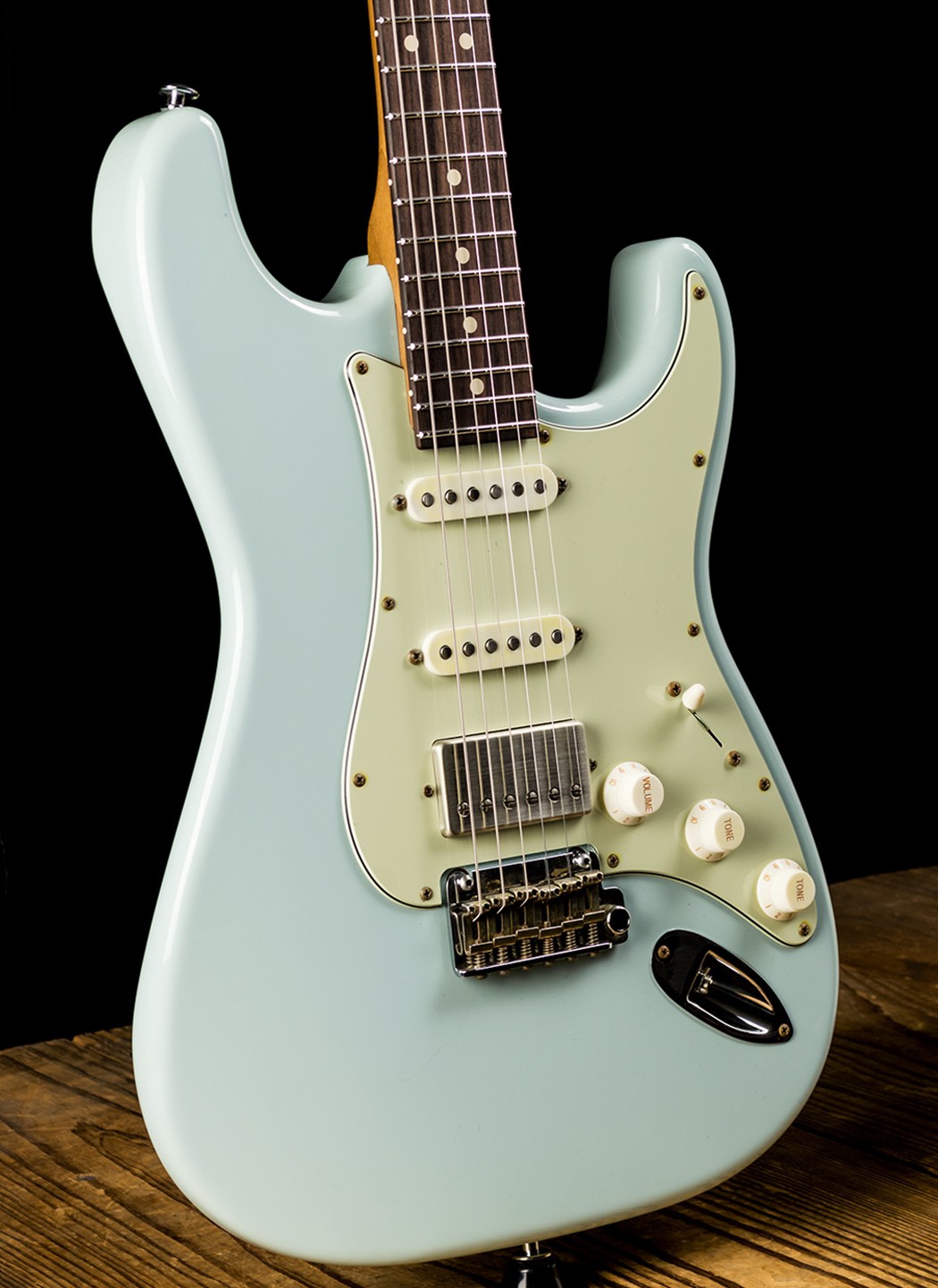 Suhr Classic S Antique HSS Roasted - Sonic Blue