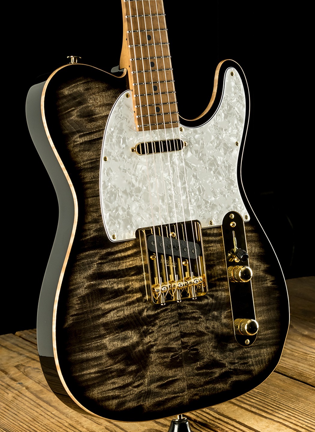 Suhr Classic T Deluxe - Trans Charcoal Burst