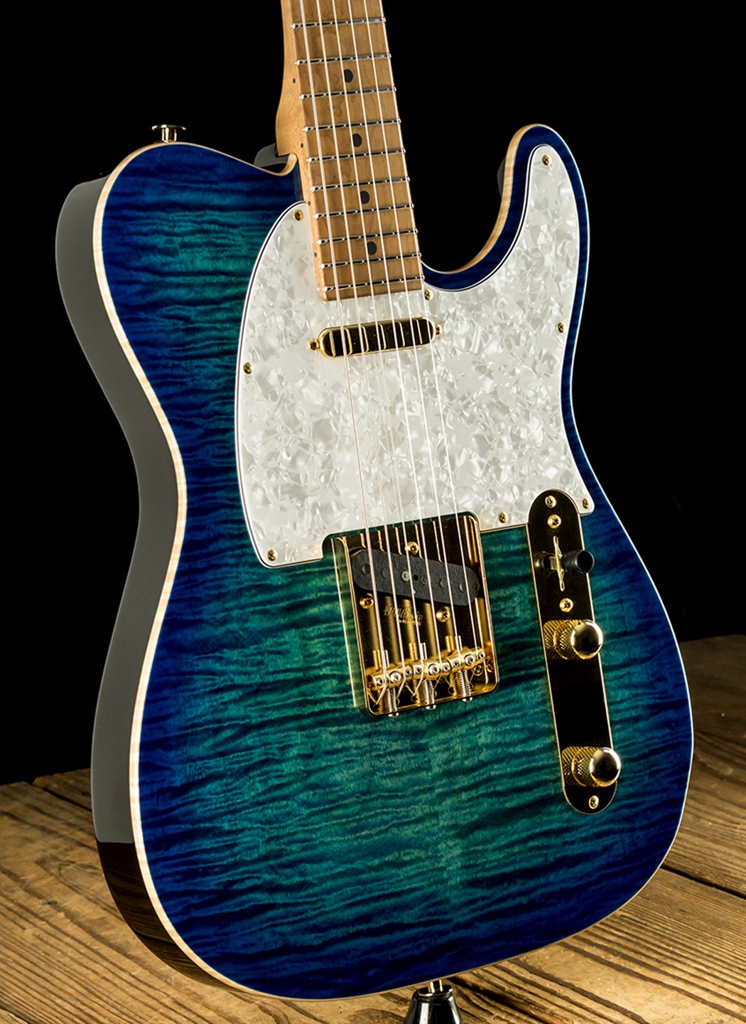 Suhr Classic T Deluxe - Aqua Blue Burst
