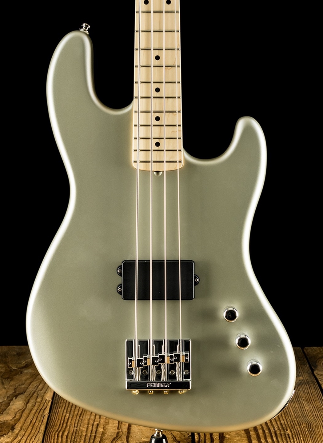 Fender Flea Signature Active Jazz Bass - Satin Inca Silver